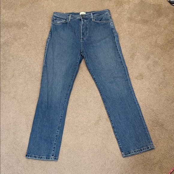 Favorite Daughter Classic Denim Straight Leg Jeans - Picture 1 of 11